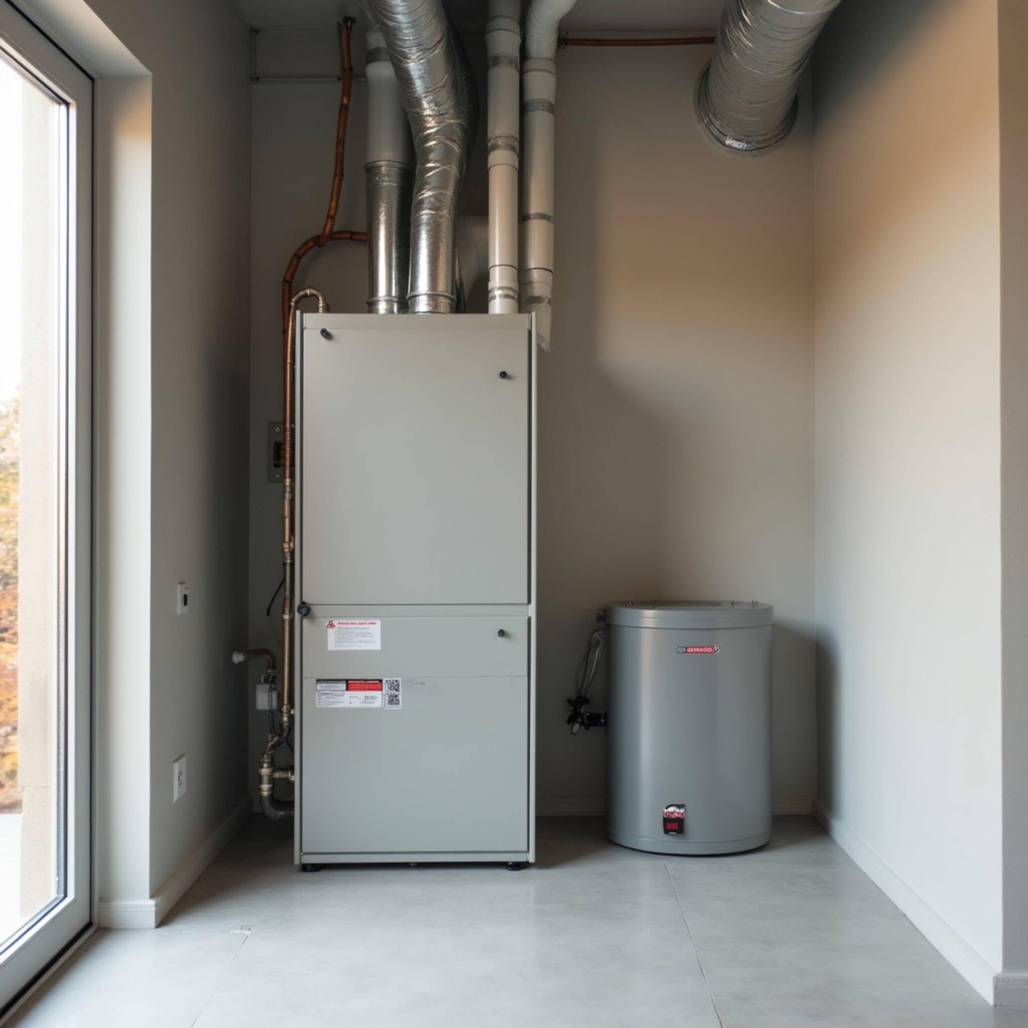 Furnace blowing cold air being repaired by Demers Heating in Macomb County, MI