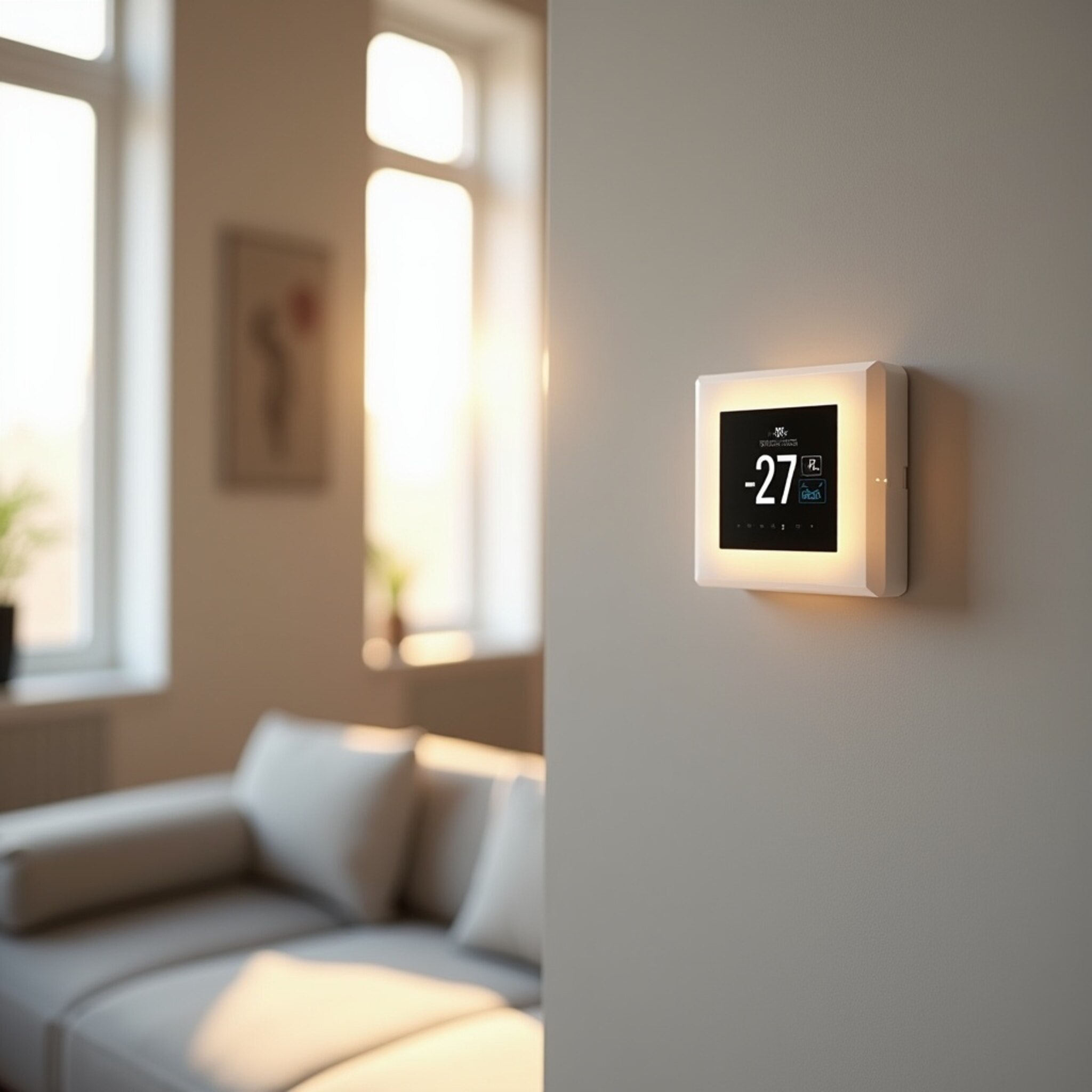 Programmable thermostat that helps lower home heating bills